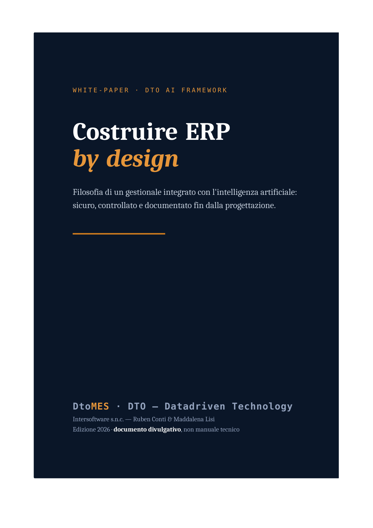 White-paper Costruire ERP by design